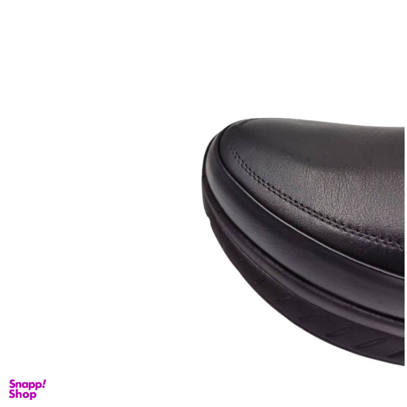 کفش طبی مردانه چرم ریباری مدل F10 رنگ مشکی