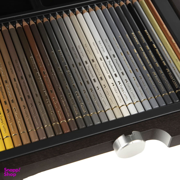 مداد پلی کروم 120 رنگ جعبه فلزی فابرکستل (Faber-Castell)