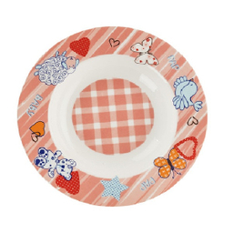 سرویس غذا خوری 5 پارچه کودک چینی زرین ایران مدل ایتالیا اف بیبی پپ درجه عالی