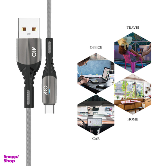 کابل تبدیل USB به USB-C آکو مدل AC-3