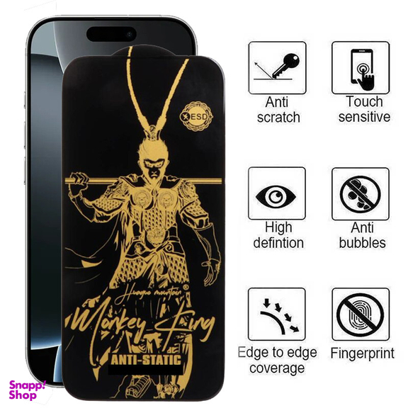 محافظ صفحه نمایش اپیکوی مدل Wukong ESD مناسب برای گوشی موبایل اپل iPhone 16 Pro Max