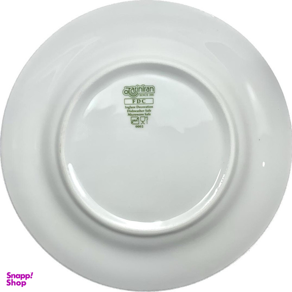 سرویس غذا خوری 5 پارچه کودک چینی زرین ایران مدل ایتالیا اف بیبی پپ درجه عالی