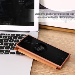 کیف کلاسوری نیلکین مدل Qin Pro Leather Case مناسب برای گوشی موبایل سامسونگ Galaxy S23 Ultra
