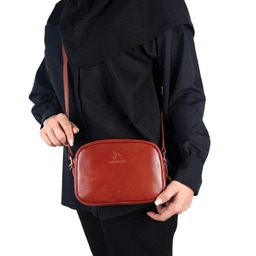 کیف رودوشی زنانه چرم بارز کد DG80