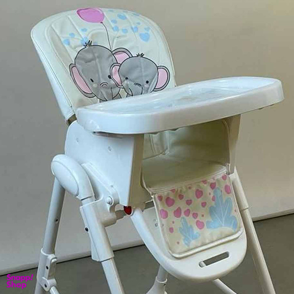 صندلی غذاخوری کودک بی بی ماک مدل دو فیل چشم باز کد Z112