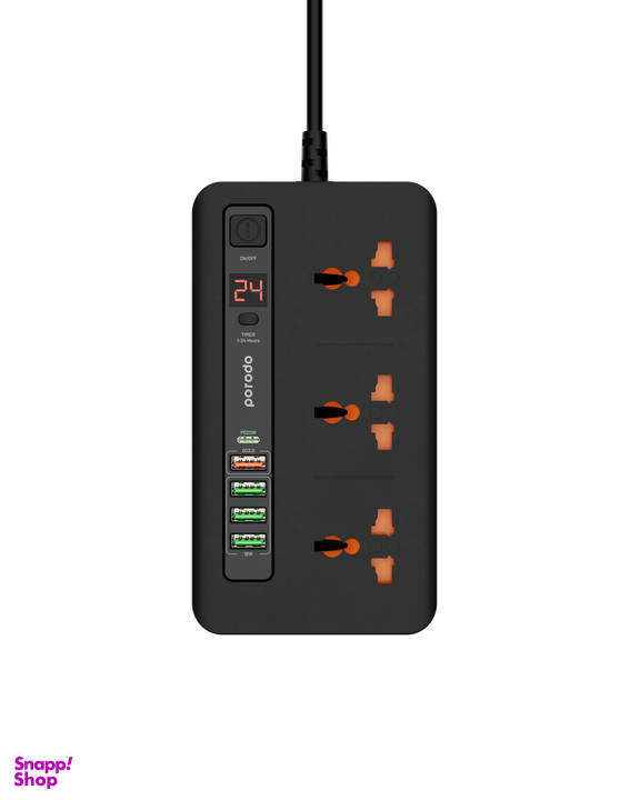 هاب چند پورت پرودو مدل Multi-Port Power HUB 4 طول 2 متر