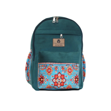 کوله پشتی یوتاب مدل سه زیپ با طرح سنتی کد 10024000B