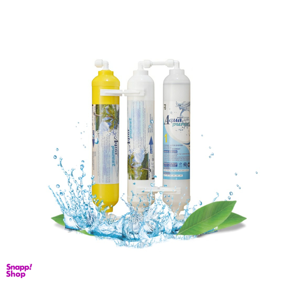 فیلتر تصفیه کننده آب آبسردکن آکوا پیورست شریعتی مدل گیاهی F 300 NEW مجموعه 3 عددی
