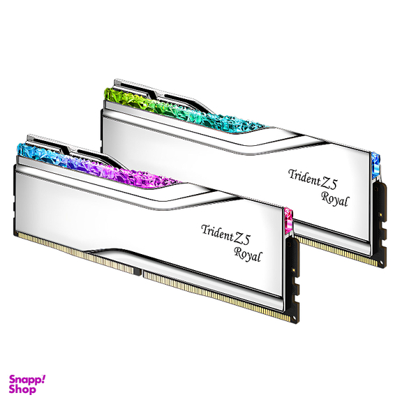 رم دسکتاپ جی اسکیل مدل Trident Z5 Royal 2x32 DDR5 6400 CL32 ظرفیت 32 گیگابایت بسته 2 عددی