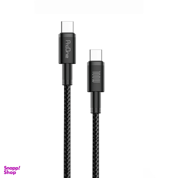 کابل تبدیل USB-C پرووان مدل PCC111 100W PD طول 1متر