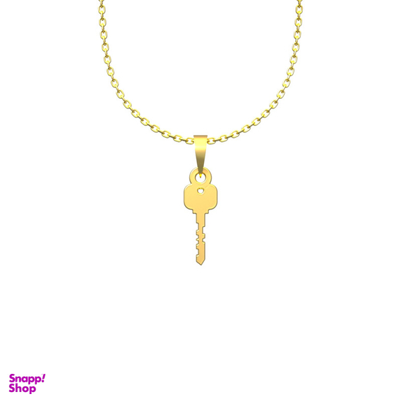گردنبند طلا 18 عیار زنانه مدوپد مدل کلید کد F3-1-1104