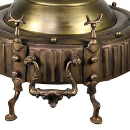 منقل برنجی مدل طرح روسی کاسه بزرگ کد M126