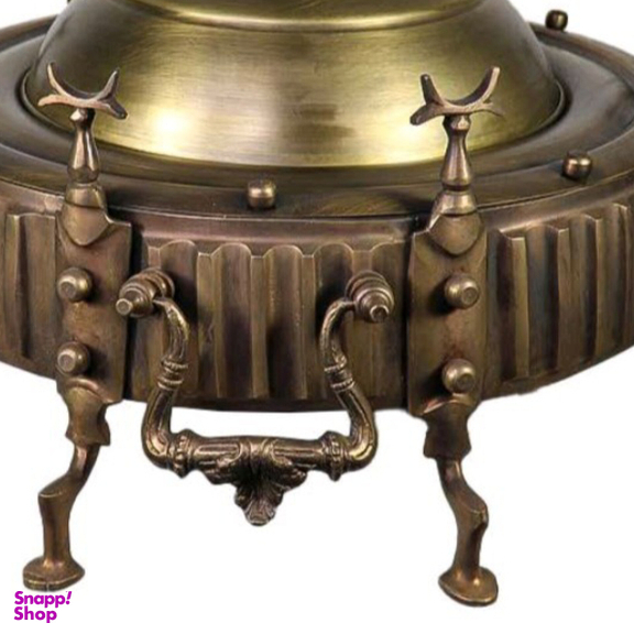 منقل برنجی مدل طرح روسی کاسه بزرگ کد M126