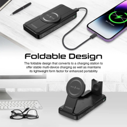 پاوربانک پرومیت مدل POWERPACK-FOLD ظرفیت 10000 میلی آمپر ساعت