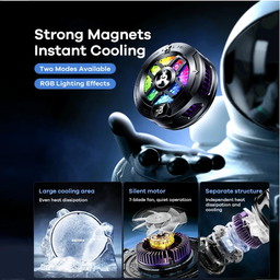 خنک کننده گوشی موبایل ریمکس مدل Magnetic Cooler With Temperature Display RT-F7i