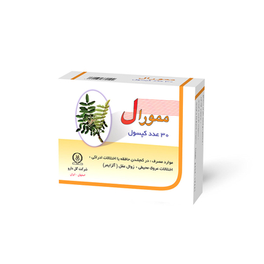 کپسول موثر در رفع فراموشی ممورال گل دارو بسته 30 عددی