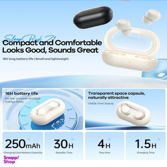 ایرفون بلوتوثی ریمکس مدل Sleep Buds Z1