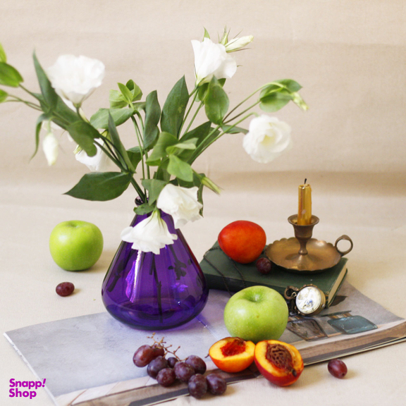 گلدان شیشه ای کد SD28