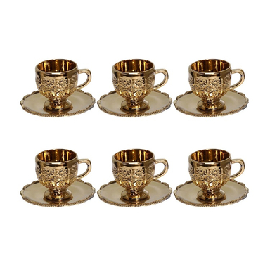 فنجان و نعلبکی مدل فوجین بسته 6 عددی