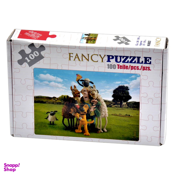 پازل 100 تکه فنسی مدل فانتزی طرح بره ناقلا