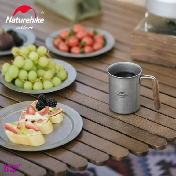 ماگ استيل نیچرهایک مدل Sen Xin Retro Stainless Steel Tableware کد NH21SJ001 گنجایش 0.35 ليتر