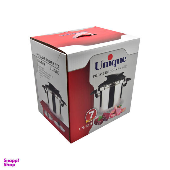 زود پز استیل یونیک مدل UN-8618 گنجایش 7 لیتر