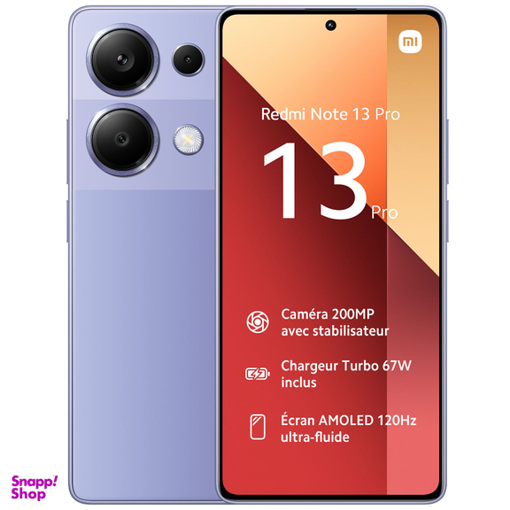 گوشی موبایل شیائومی مدل Redmi Note 13 Pro 4G دو سیم کارت ظرفیت 256 گیگابایت رم 8 گیگابایت