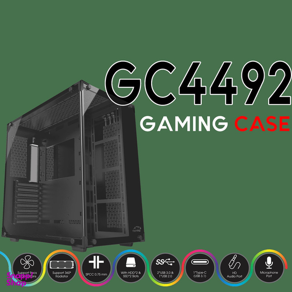 کیس کامپیوتر گیمینگ تسکو مدل GC 4492