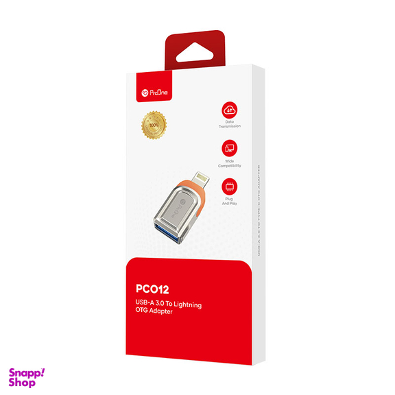 مبدل USB-A به لایتنینگ  پرووان مدل PCO 12
