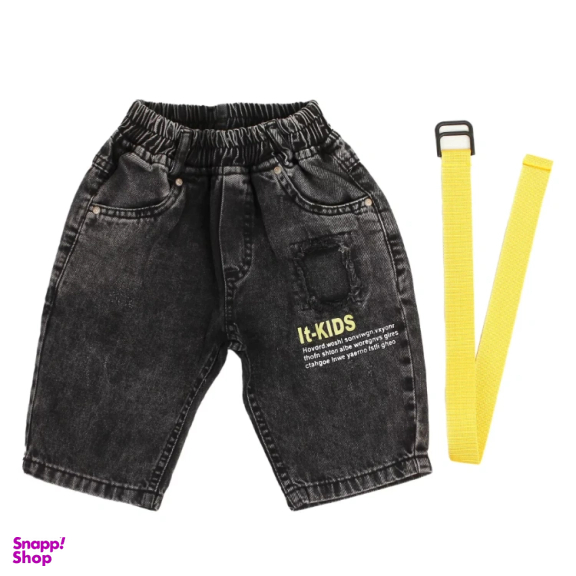 شلوارک پسرانه کد 6801221 رنگ مشکی