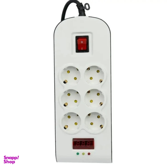 چندراهی برق 6 خانه پارت الکتریک مدل 8794 طول 1.8 متر