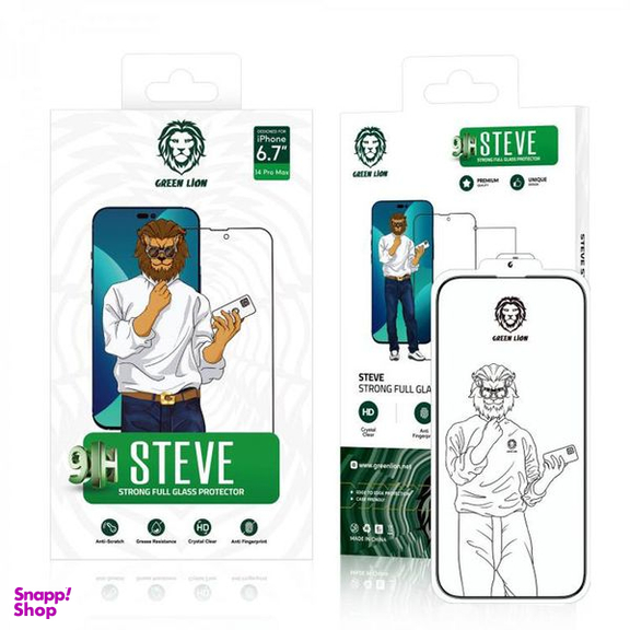 محافظ صفحه نمایش گرین لاین مدل Steve Clear مناسب برای گوشی موبایل اپل iPhone 13 Pro Max/ 14 Plus