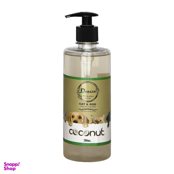 شامپو سگ و گربه درسین مدل Coconut حجم 500 میلی لیتر