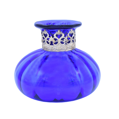 گلدان شیشه ای  مدل دست ساز