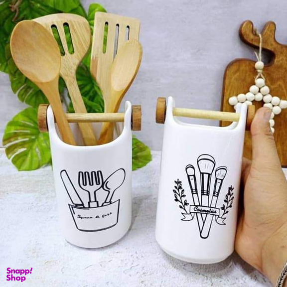 جای قاشق و چنگال سرامیکی ام وی اچ کد 1041