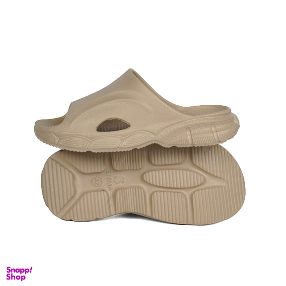 دمپایی مردانه شیما مدل دایان رنگ کرم