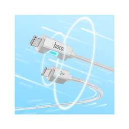 کابل USB-C هوکو مدل U123 60W طول 1.2 متر