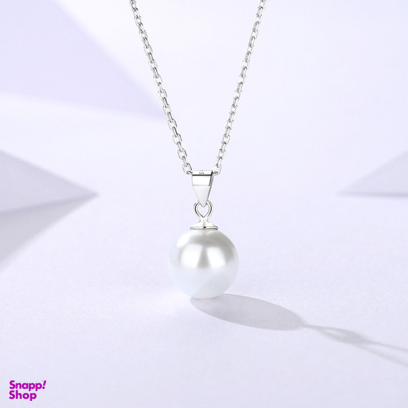 گردنبند نقره زنانه مدل مروارید کد N2150