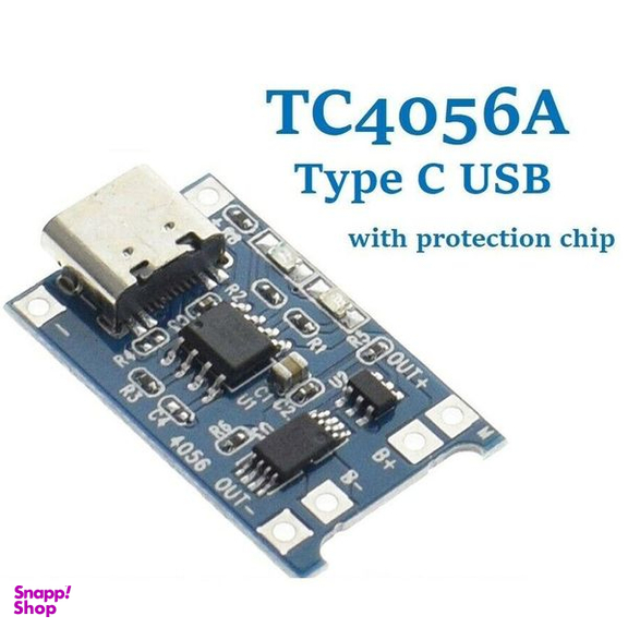 ماژول شارژ باتری لیتیومی مدل TP-4056TYPEC بسته 2 عددی
