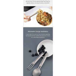 ست قاشق و چنگال تیتانیوم نکس تول مدل Titanium Tableware Set