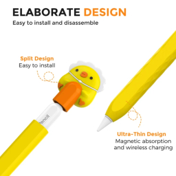 کاور قلم لمسی آهااستایل مدل PT129-2 طرح جوجه مناسب اپل سری 2