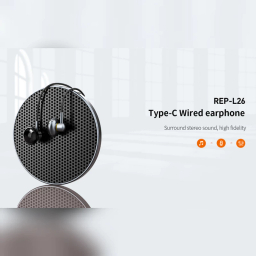 هندزفری باسیم رسی مدل Rep-L26 Type-C طول 1.2 متر