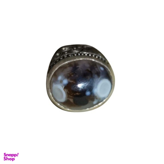 انگشتر نقره مردانه مدل شجر باباقوری کد 7