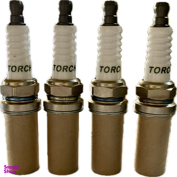شمع خودرو تورچ مدل تک پلاتین پایه بلند کد K6RTM3 بسته 4 عددی