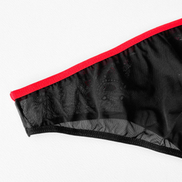 ست شورت و سوتین زنانه نوشه پوش مدل توری کد 88811