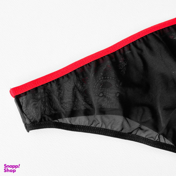 ست شورت و سوتین زنانه نوشه پوش مدل توری کد 88811