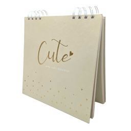 دفتر 120 برگ خشتی مدل Cute
