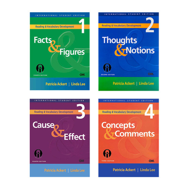 کتاب Reading And Vocabulary Development اثر Patricia Ackert And Linda Lee انتشارات الوند پویان مجموعه ۴ جلدی به همراه سی دی