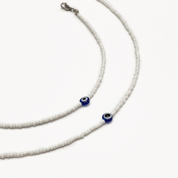 ست دستبند و پابند دخترانه سورا مدل چشم نظر کد SN003