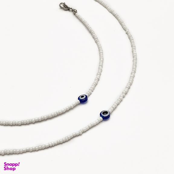 ست دستبند و پابند دخترانه سورا مدل چشم نظر کد SN003